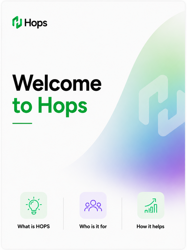 Welcome To Hops