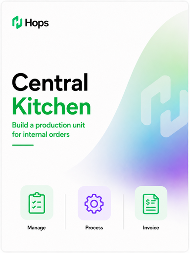 Hops Inventory - Central Kitchen Add On
